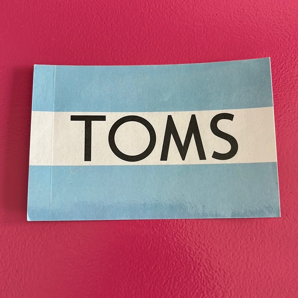Toms Sticker Decal